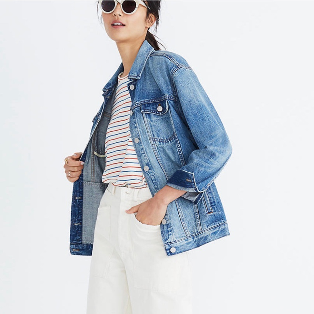 MADEWELL The Oversized Jean Jacket